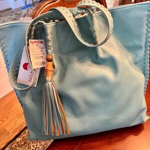 Big Buddha Faux Leather Purse, Brqnd New!